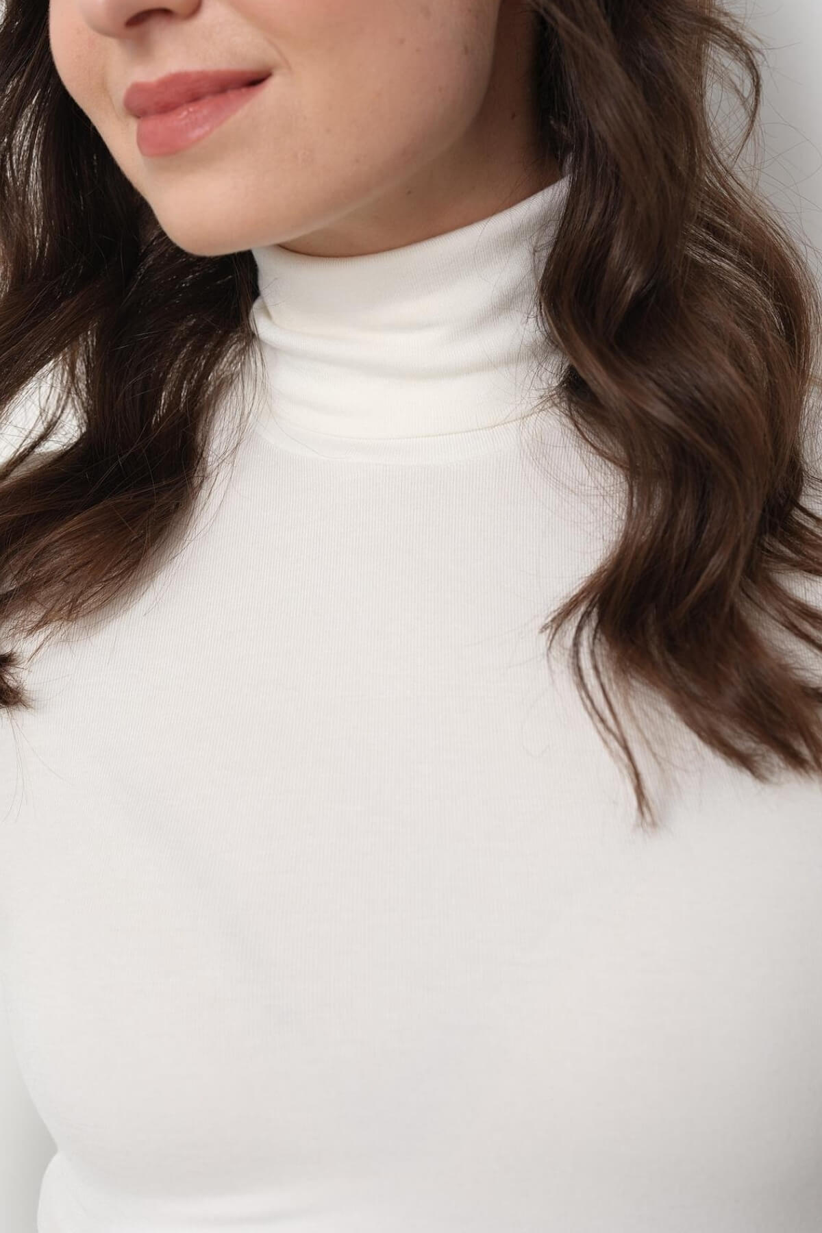 Kadın Premium Kalite Balıkçı Yaka Likralı Bluz