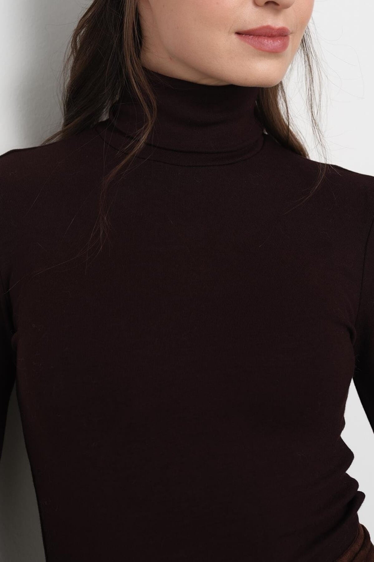 Kadın Premium Kalite Balıkçı Yaka Likralı Bluz