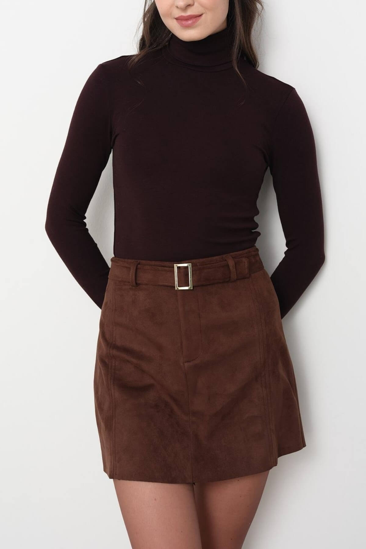 Kadın Premium Kalite Balıkçı Yaka Likralı Bluz