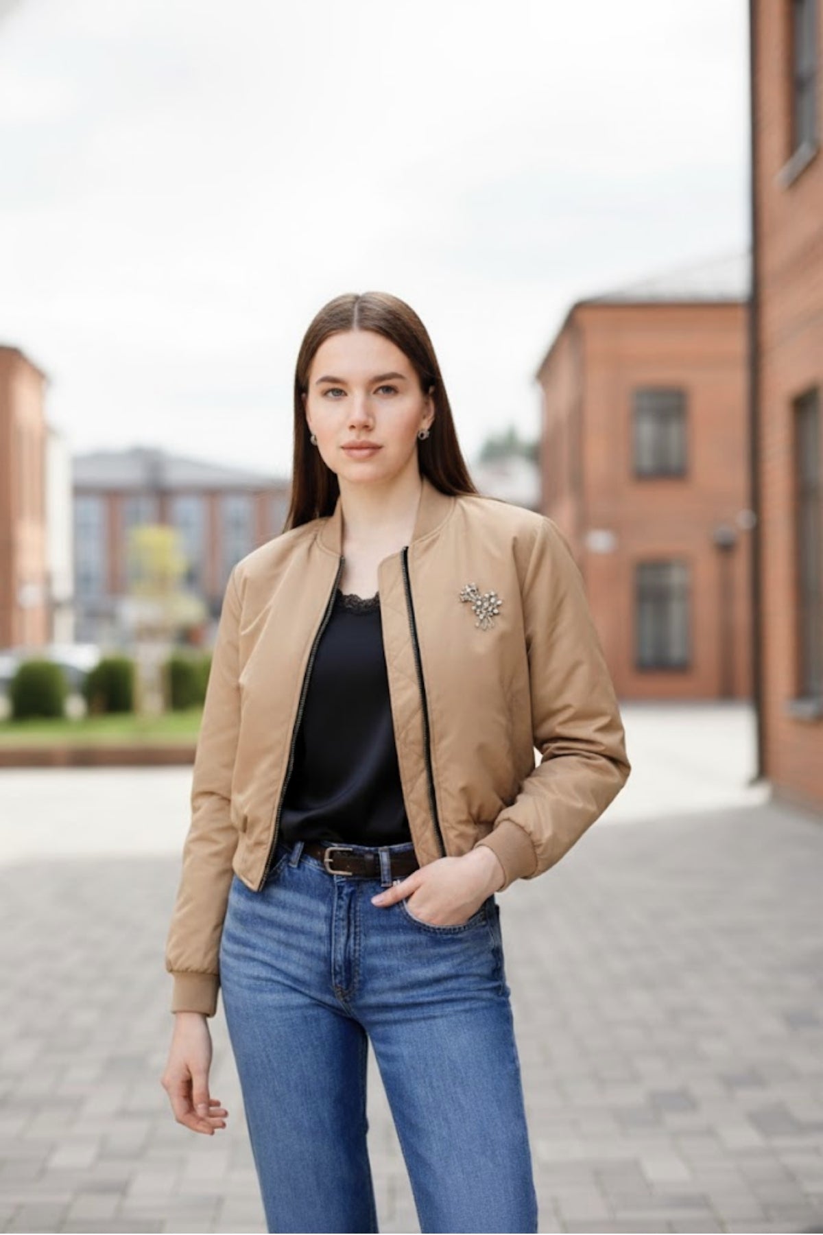 Kadın Premium Bomber Ceket