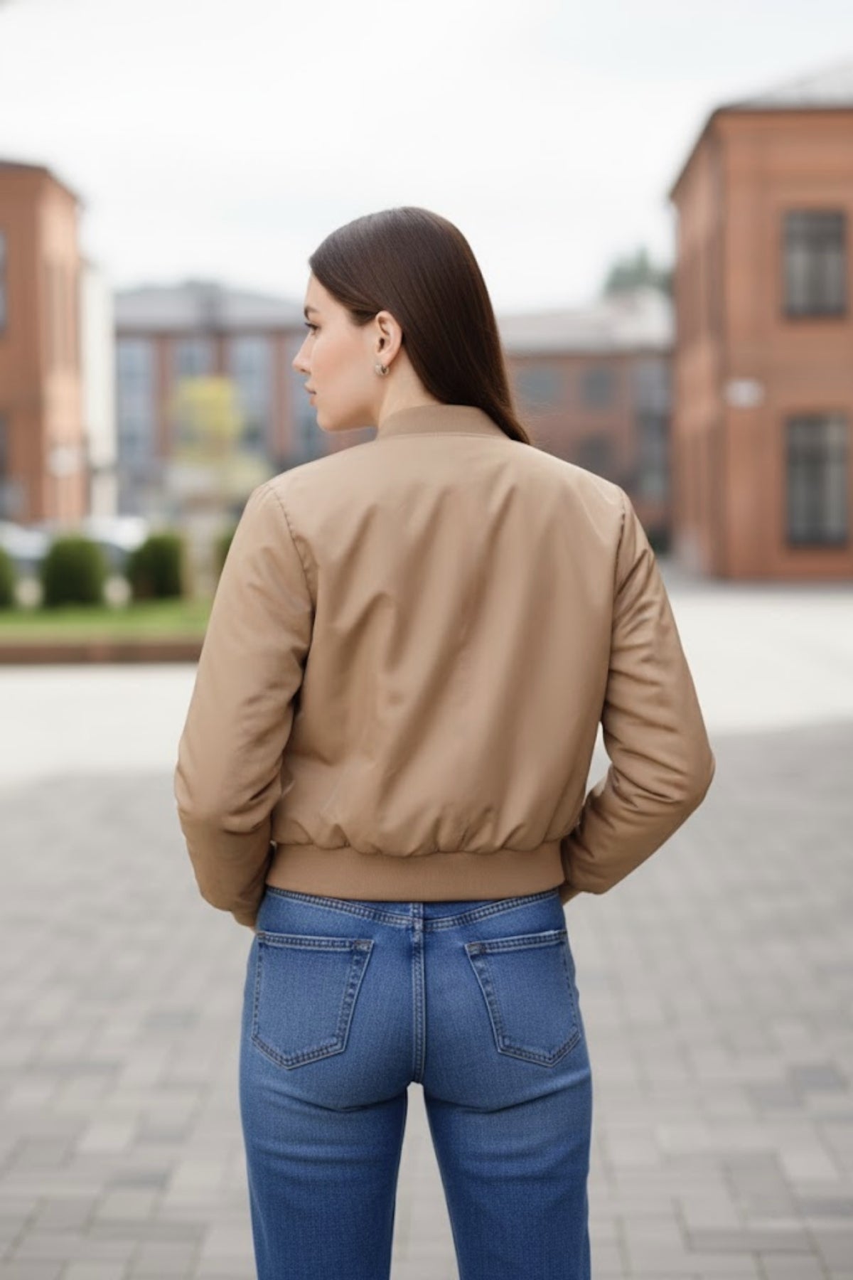 Kadın Premium Bomber Ceket