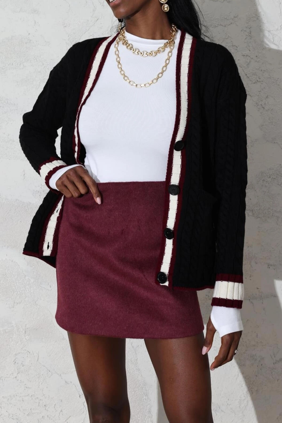 Kadın Premium Kalite Kaşe Mini Etek