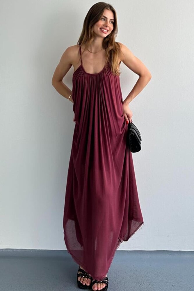 Kadın Santos Askılı Elbise