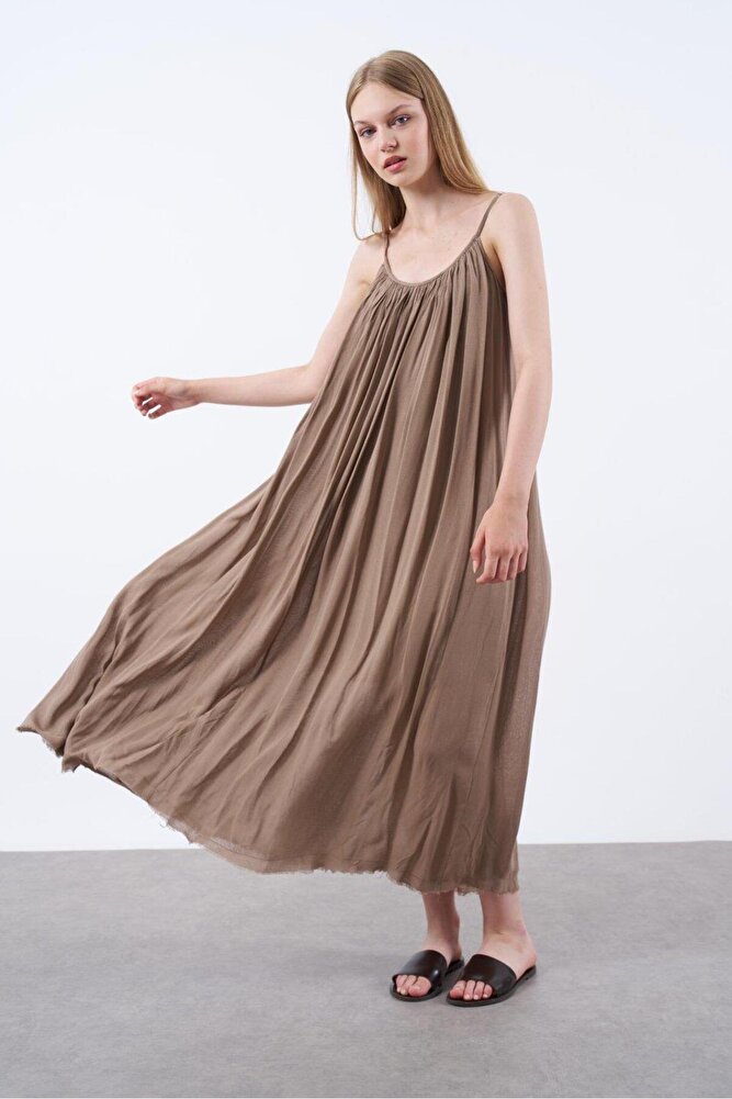 Kadın Santos Askılı Elbise