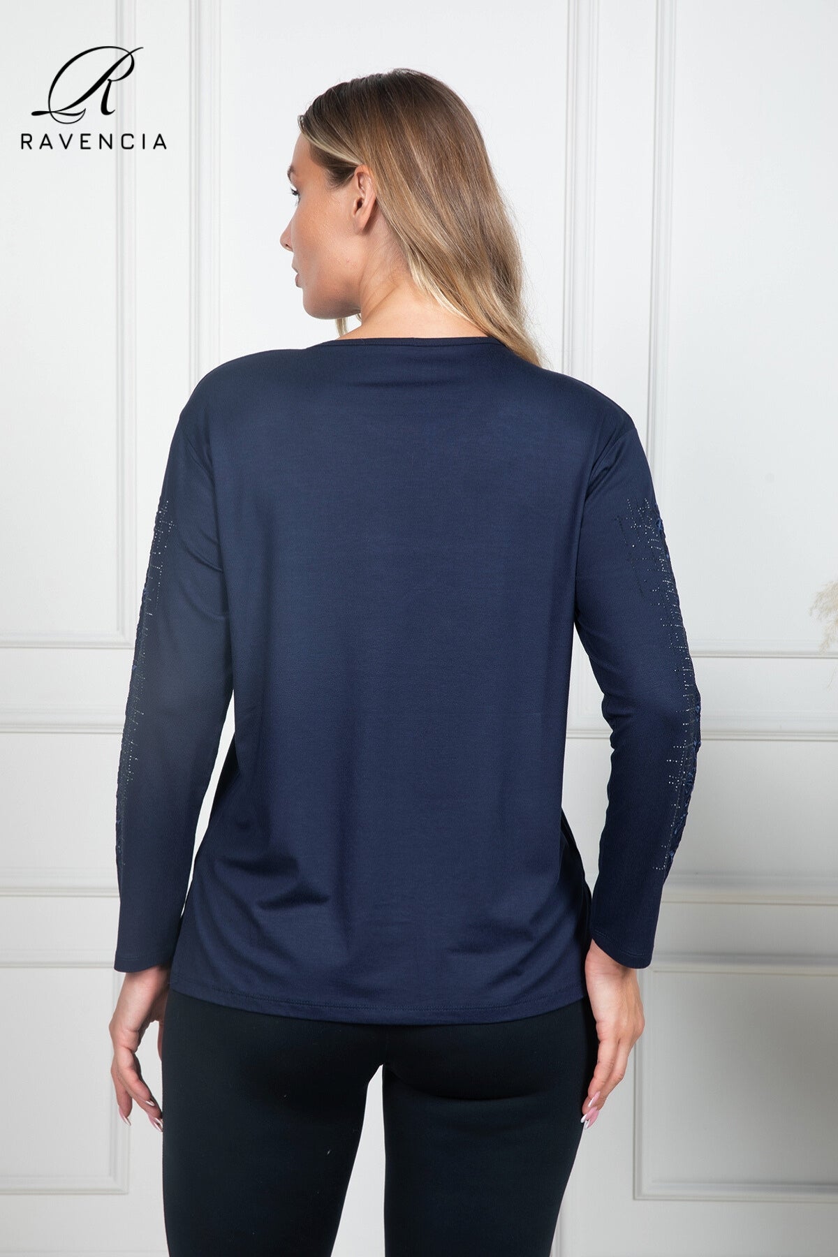 Kadın Orta Yaş Ve Üzeri Viskon Kumaş Çiçek Desenli Taşlı Işlemeli Likralı Bordo Anne Penye Bluz