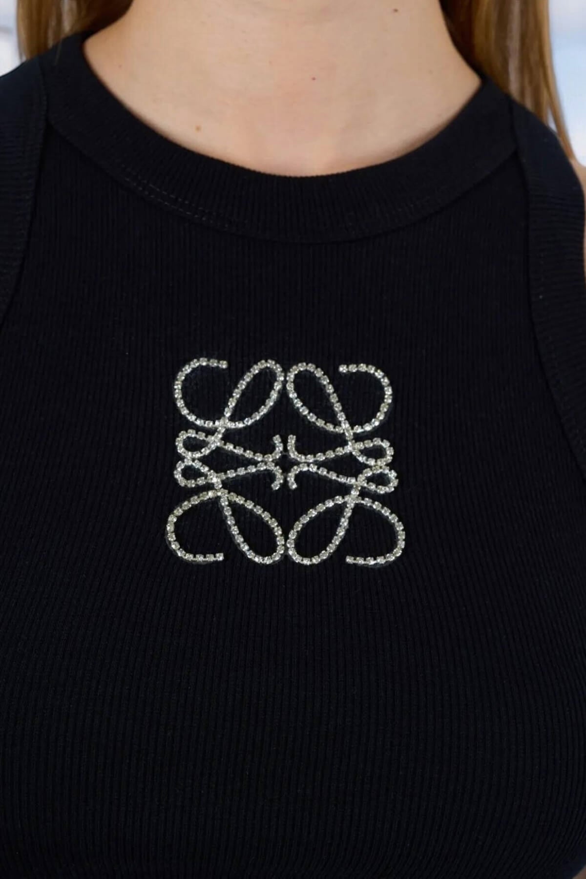 Kadın Fitilli Halter Yaka Zincirli Atlet