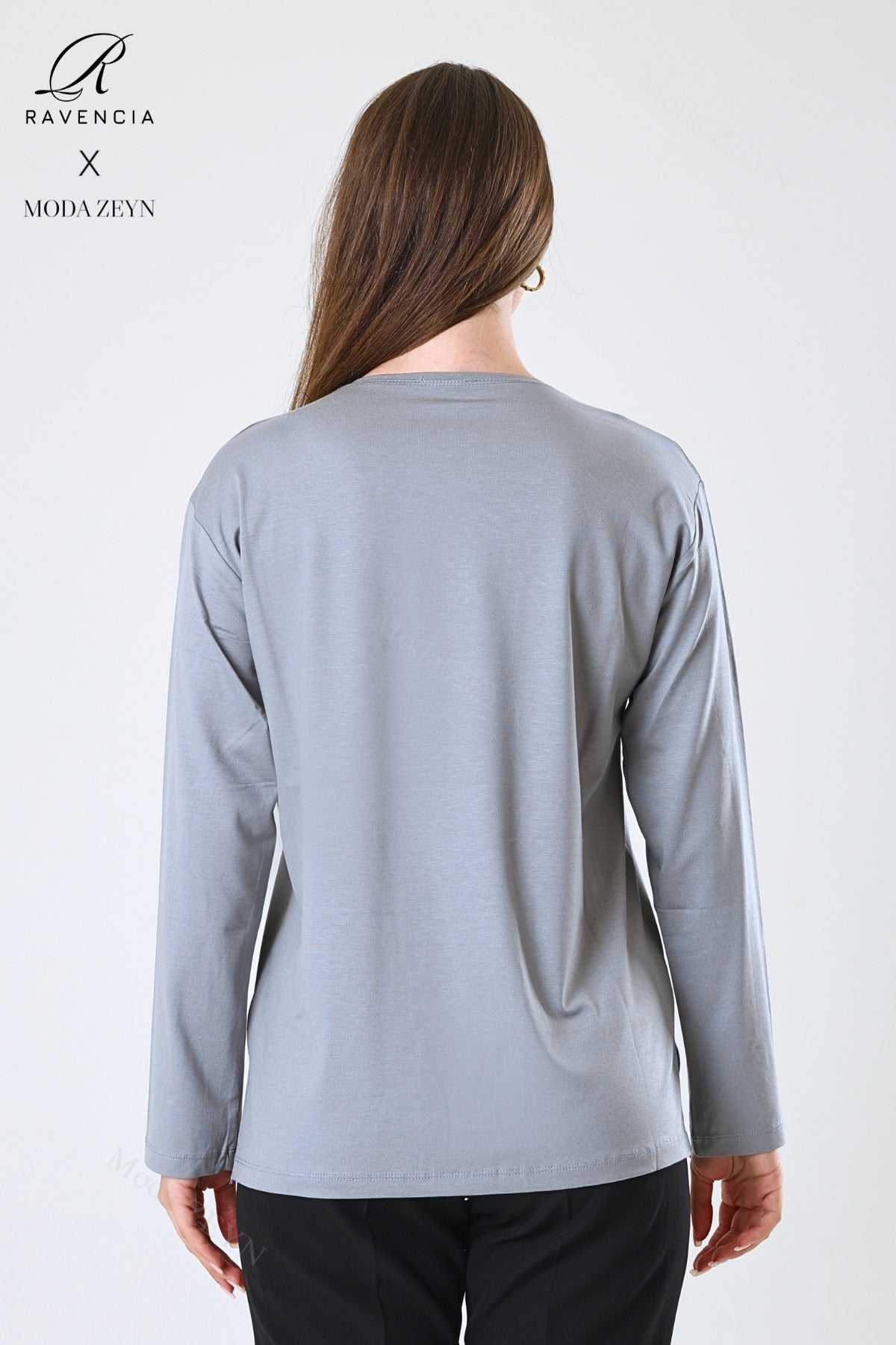 Kadın Orta Yaş Ve Üzeri Viskon Yaprak Desenli Eteği Yakası Taşlı Işlemeli Likralı Zümrüt Anne Penye